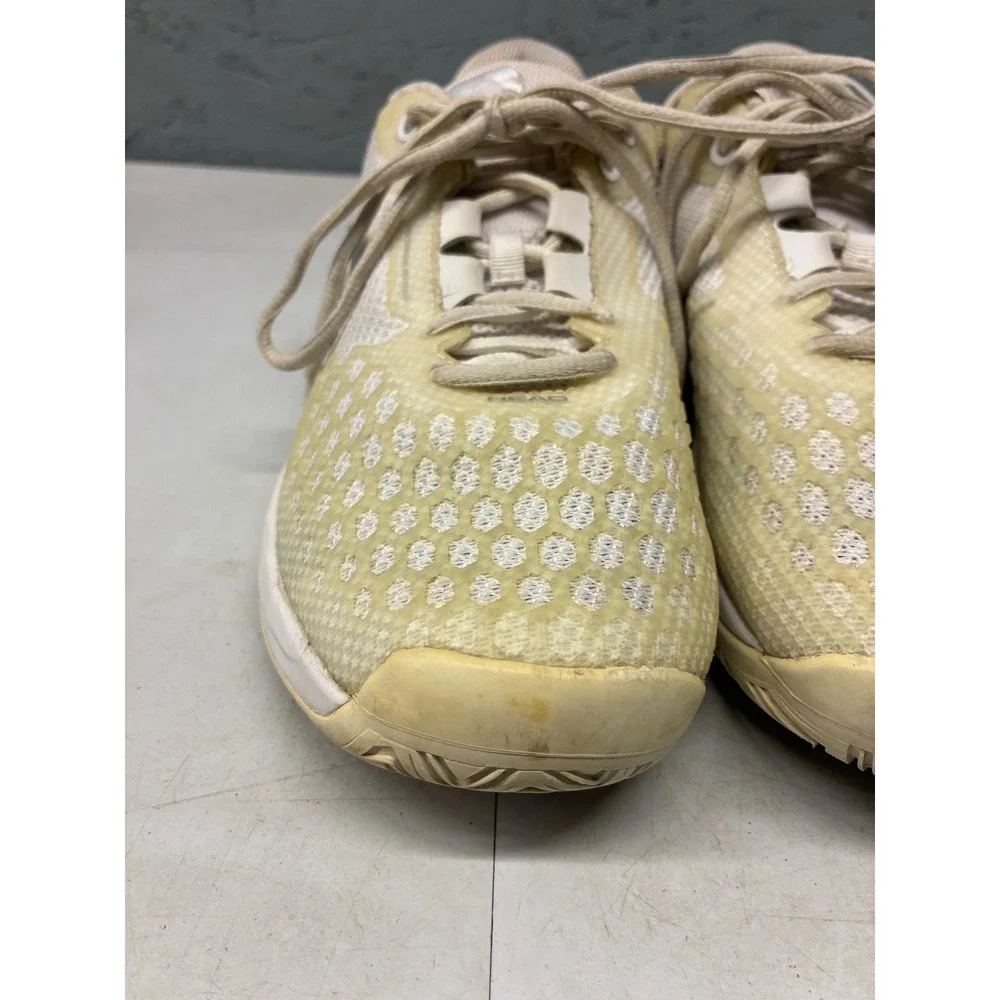 Head Revolt Pro 3.0 Tennis Shoes Performance Womens Size 9 White Cream Sneakers